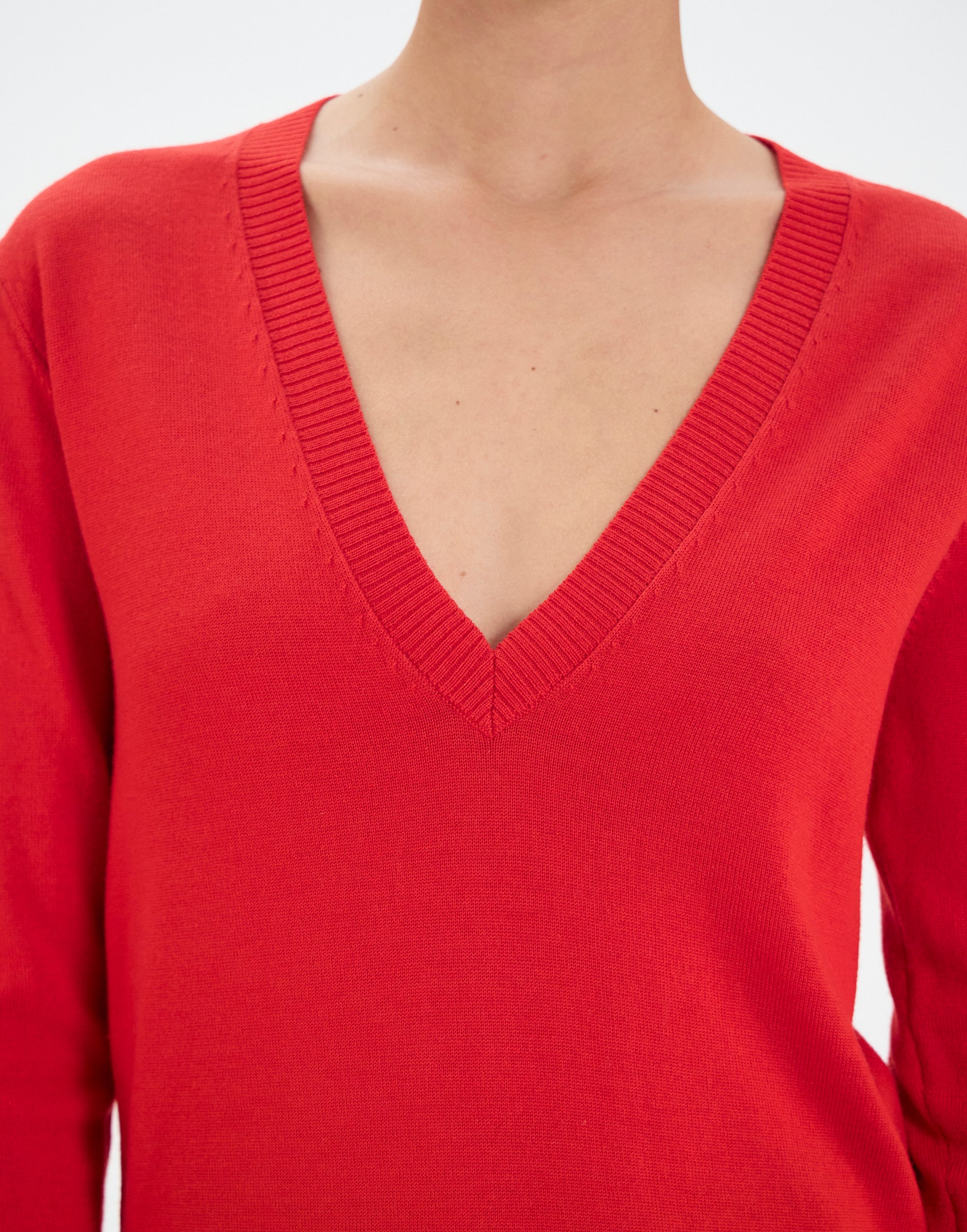 22qty NEW  / Sweatshirt Morcant en laine -  Red