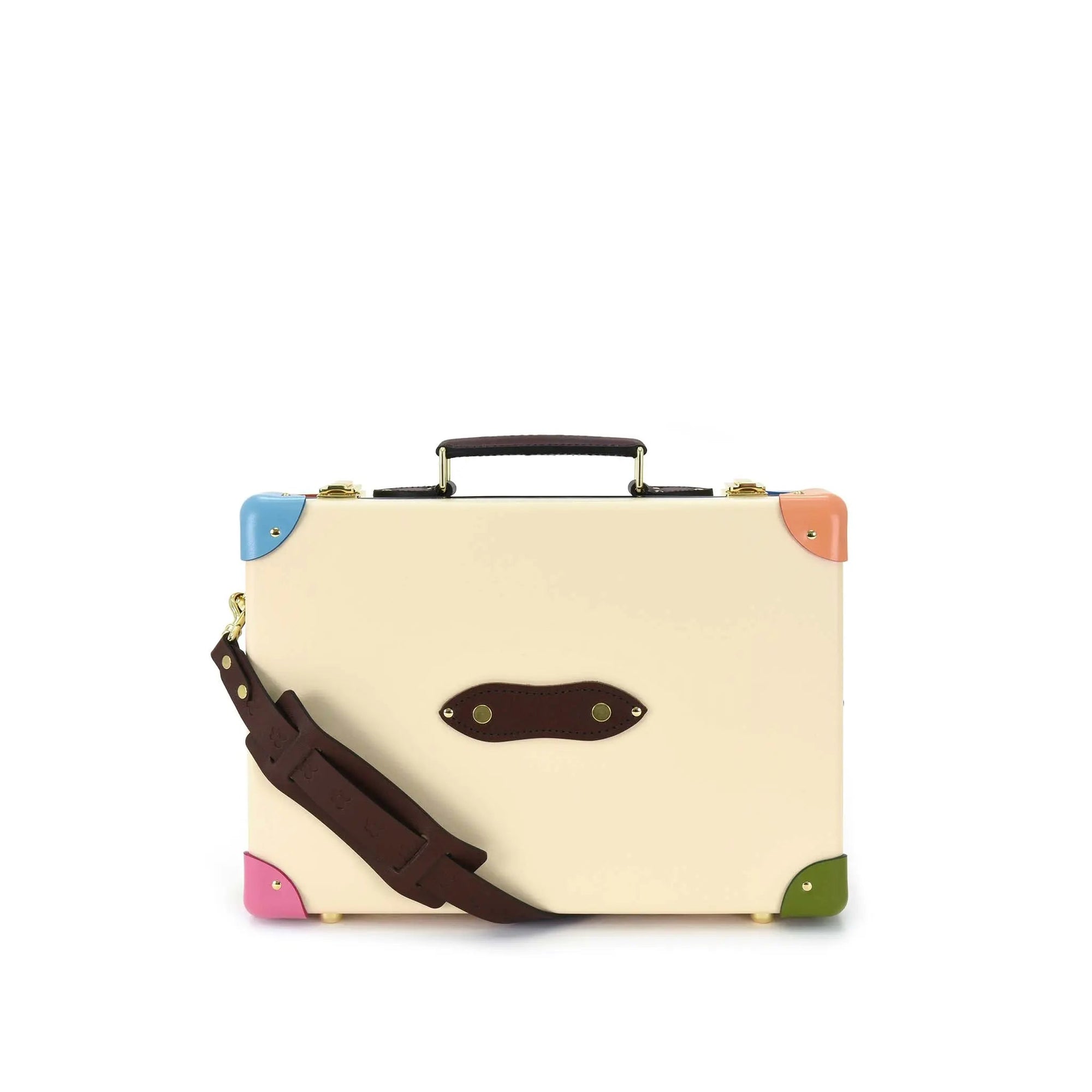 Petit porte-documents Golf Le Fleur - Ivoire & Multi & Or