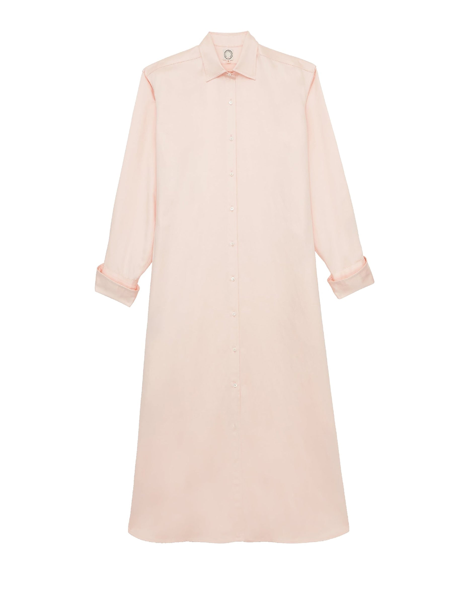 18qty NEW  / Robe Douglas en lin mélangé -  Pale Pink