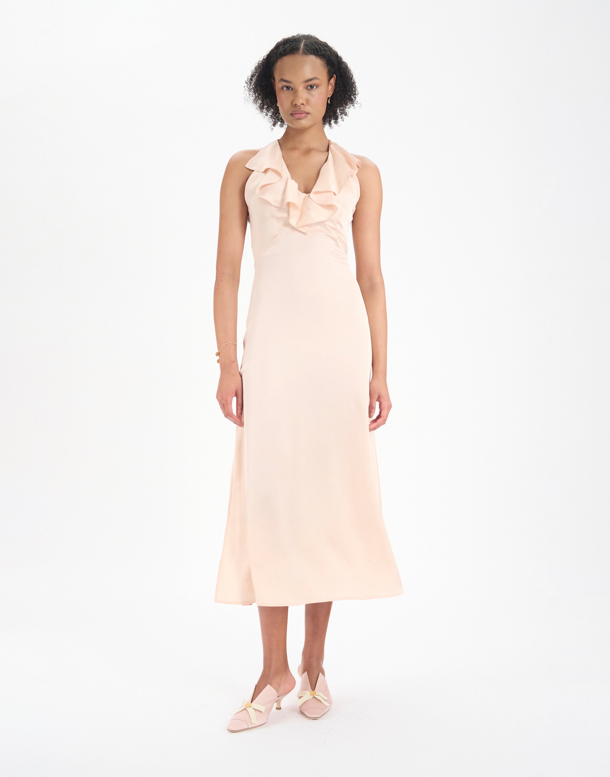 12qty NEW  / Robe Victorine -  Pale Pink