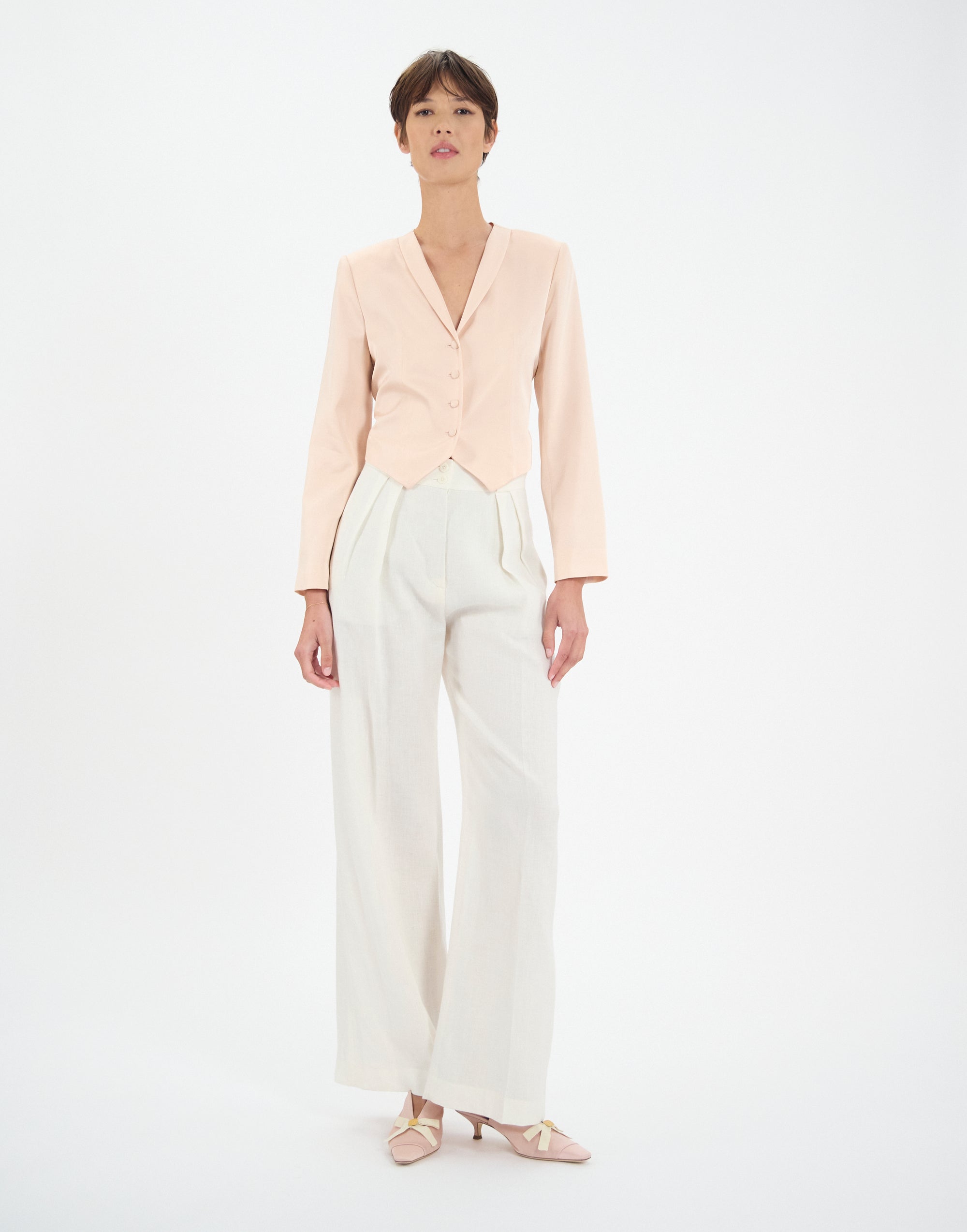 30qty NEW  / Veste Ole -  Pale Pink