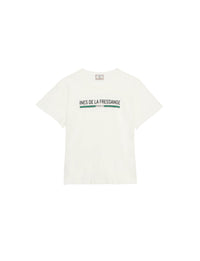 39qty NEW  / Tee-shirt Maxence -  Green White