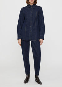 Chemise décontractée en denim - Dark Indigo