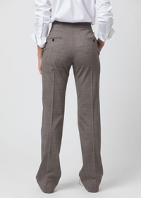 Pantalon prince de galles - Marron Foncé