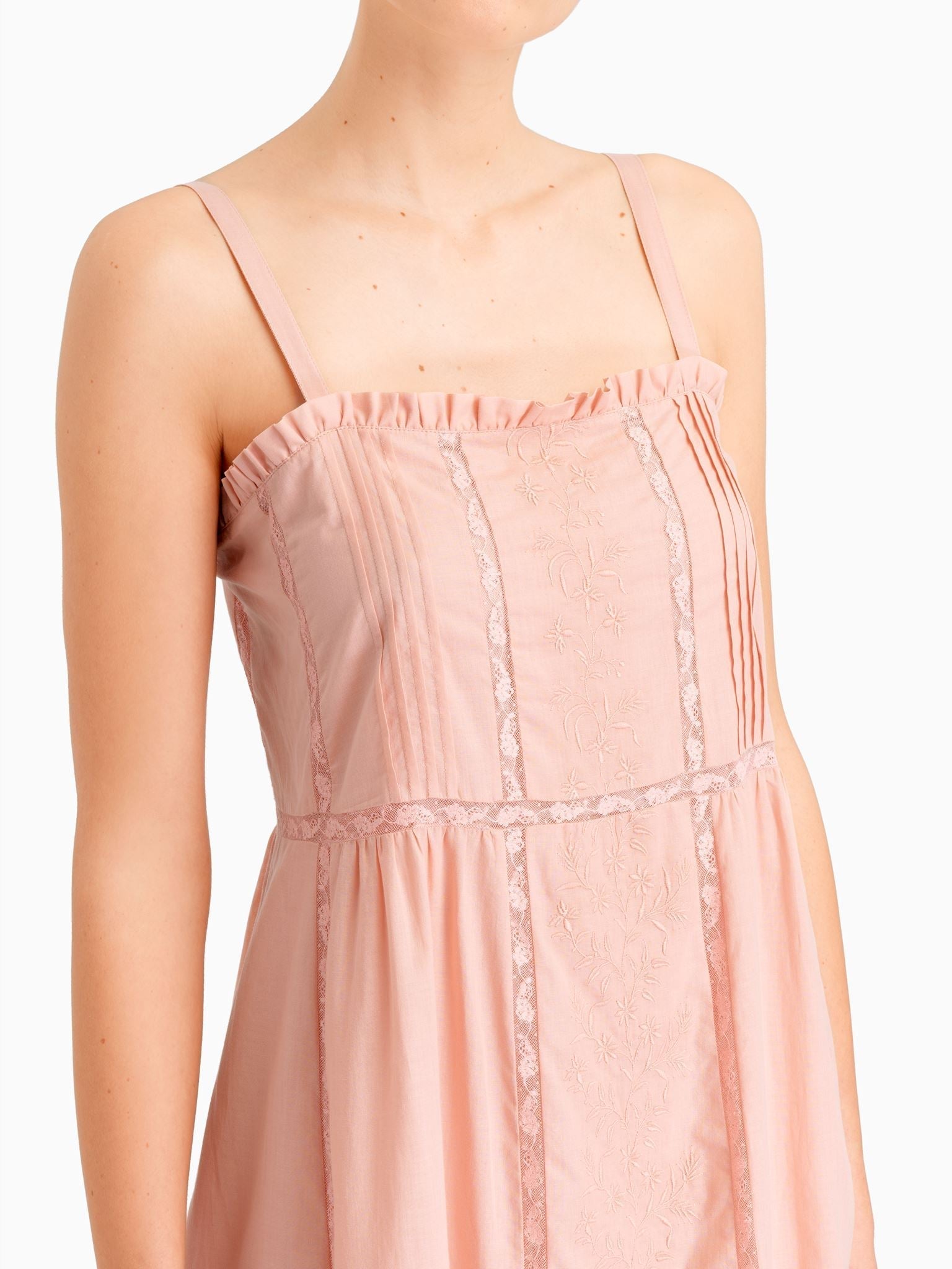 Robe courte à bretelles - Muted Clay