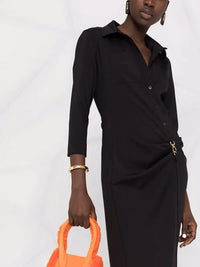 120€ / 0 sold //2 QTY / ST0%   Robe Jocou en laine - Black
