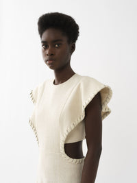 Dusty White DRESS - Dusty White