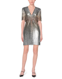 Robe courte manches courtes - Silver