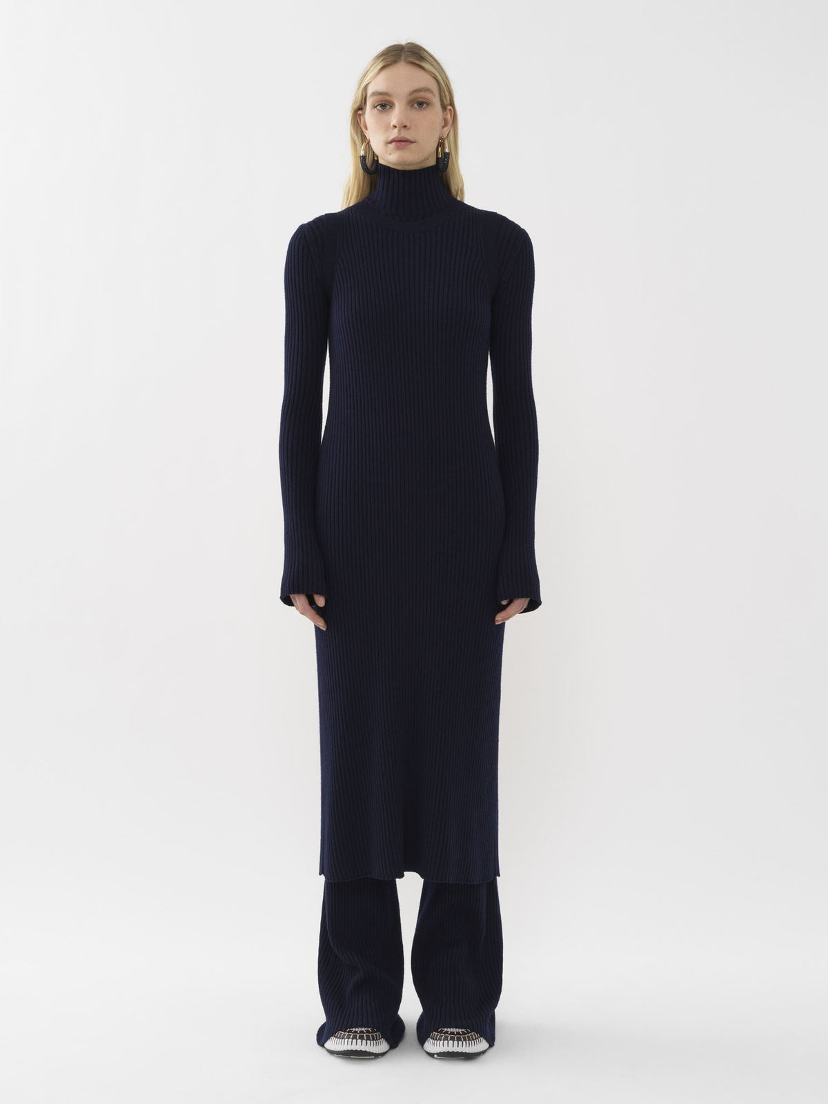 BASEPLUS_Navy DRESS - Navy