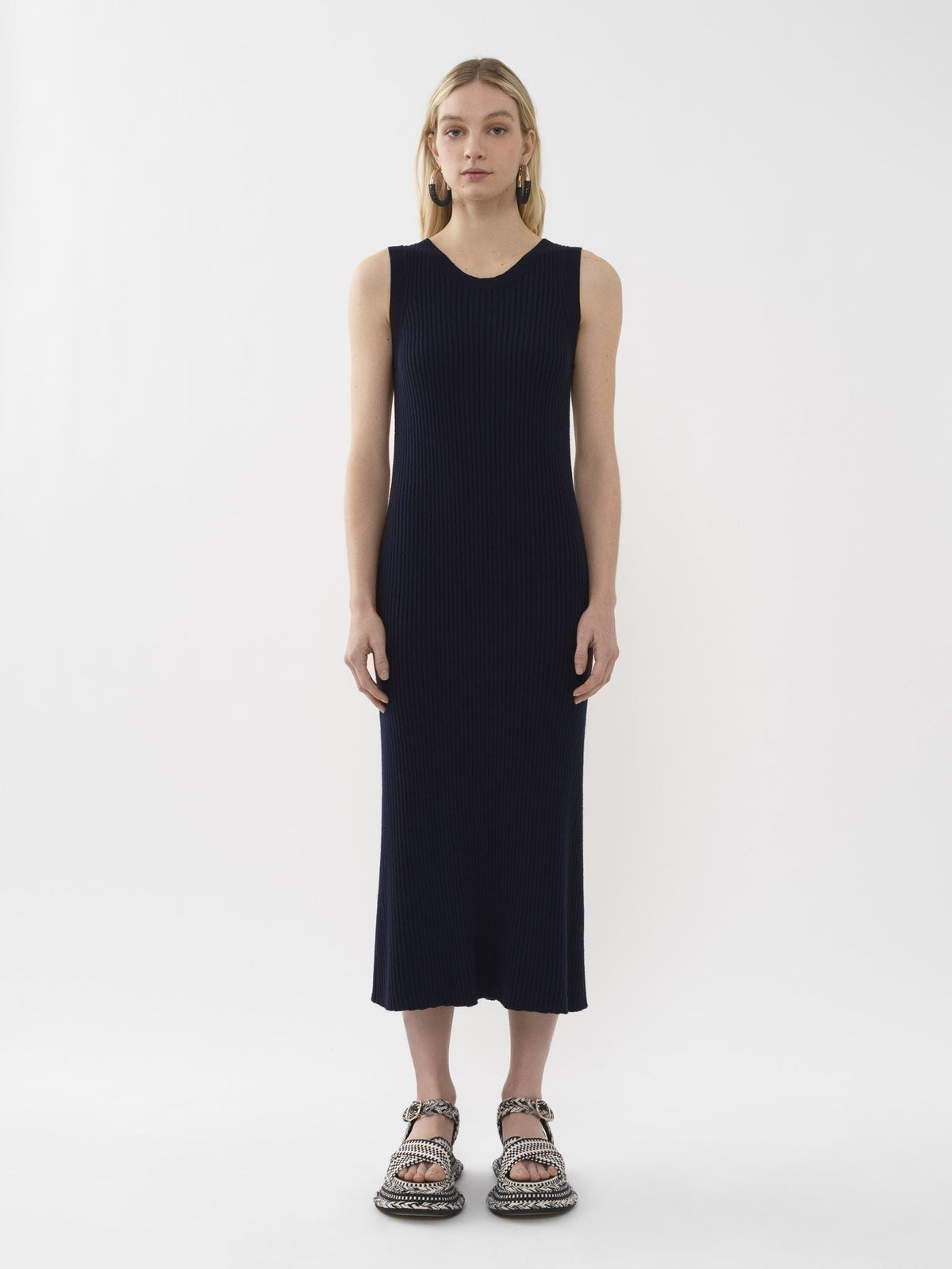 BASEPLUS_Navy DRESS - Navy