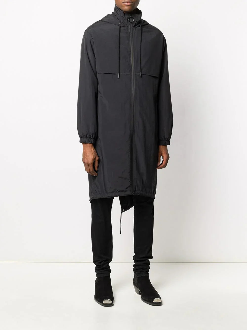Activewear hooded parka - Black