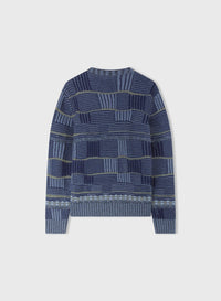 NAVY AND GREY OPPOSITES DANCE CREWNECK