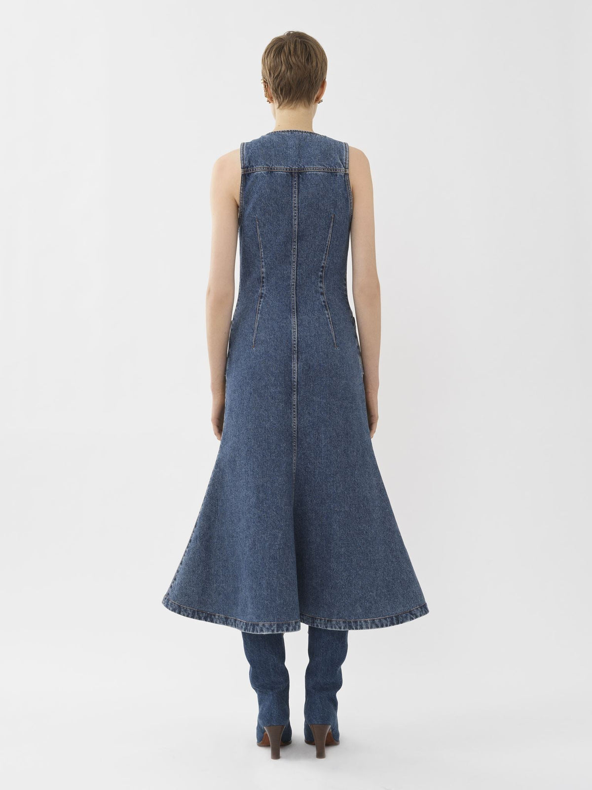Dusky Blue DRESS - Dusky Blue