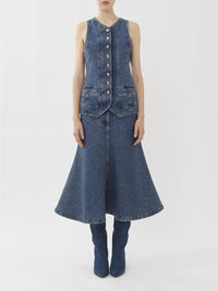 Dusky Blue DRESS - Dusky Blue