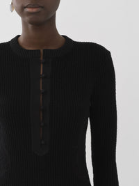 BASEPLUS_Black DRESS - Black