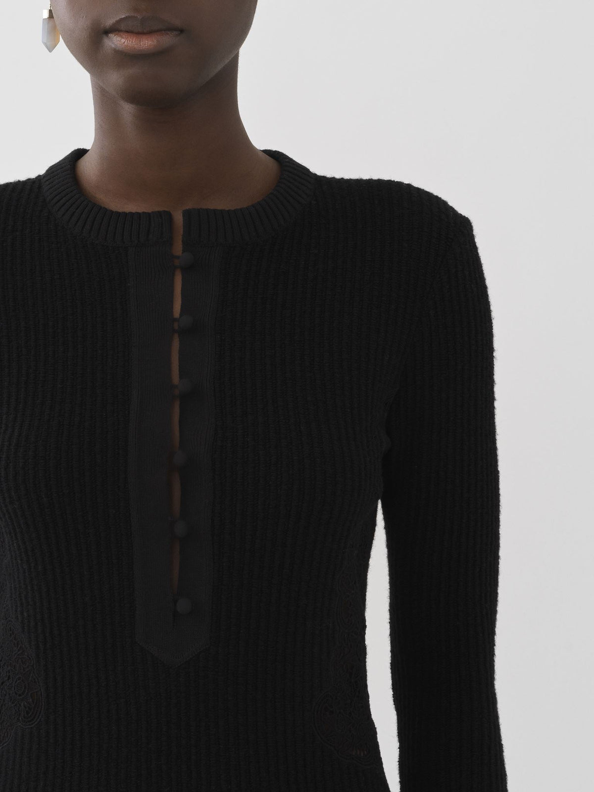 BASEPLUS_Black DRESS - Black