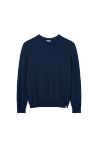 Pull à col rond en laine - Blu Dama