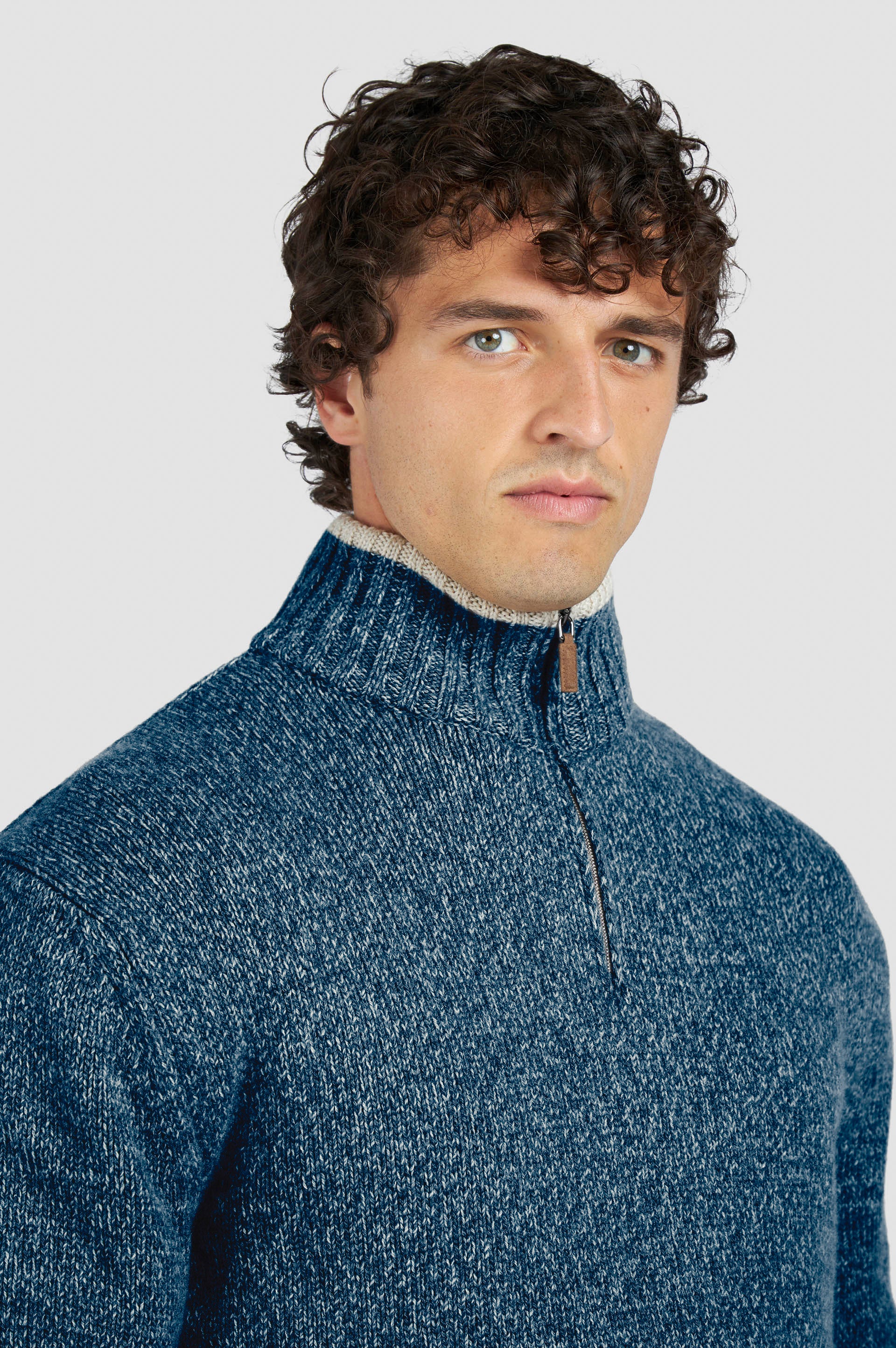 MAGHZI-Maglia half zip
