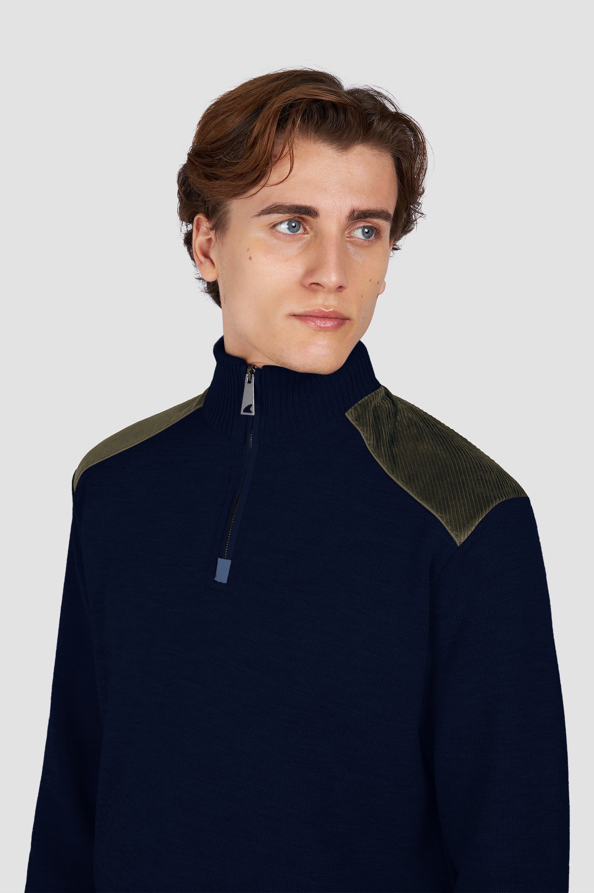MAGHZI-Maglia half zip