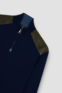 MAGHZI-Maglia half zip