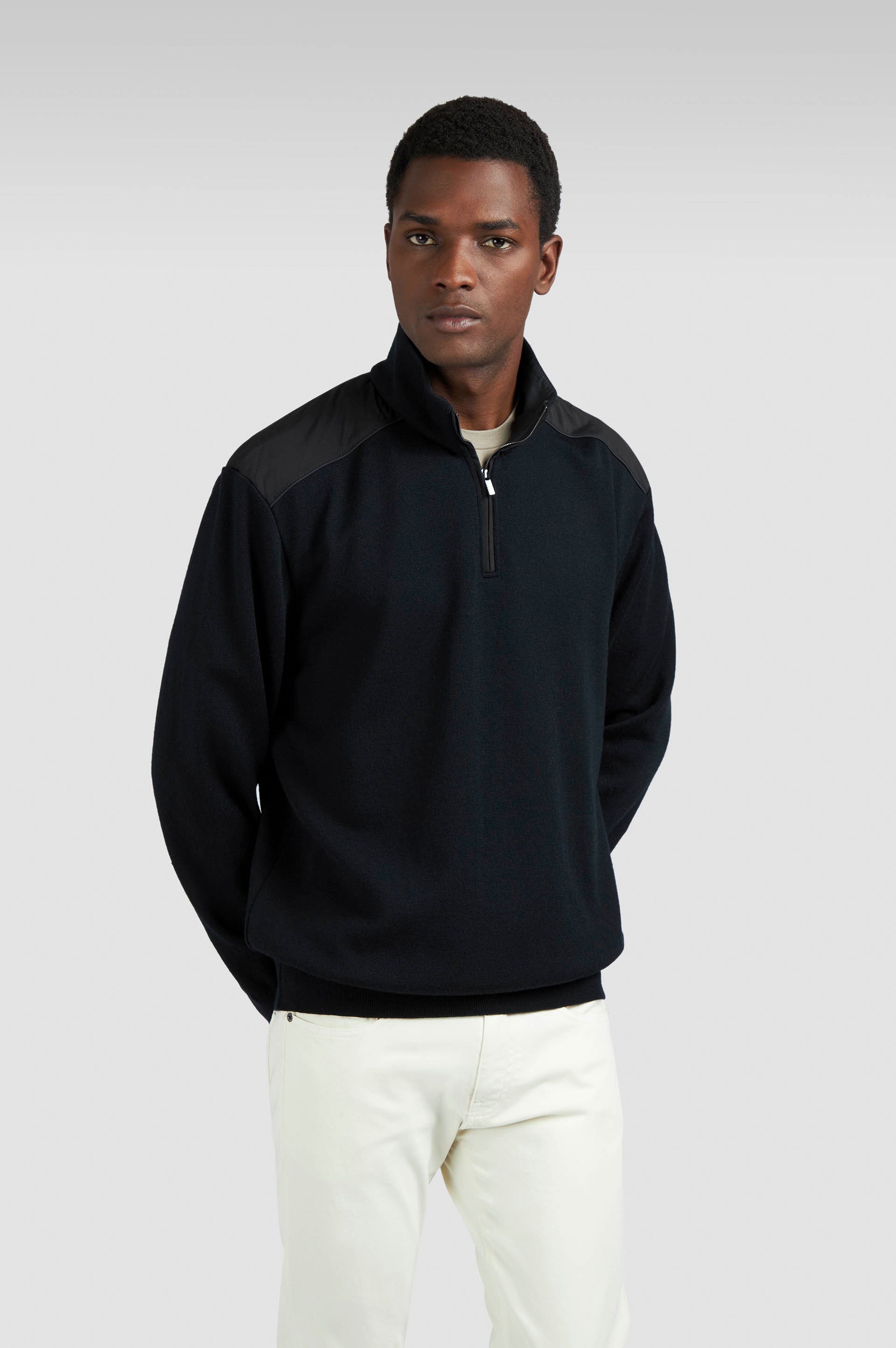 MAGHZI-Maglia half zip