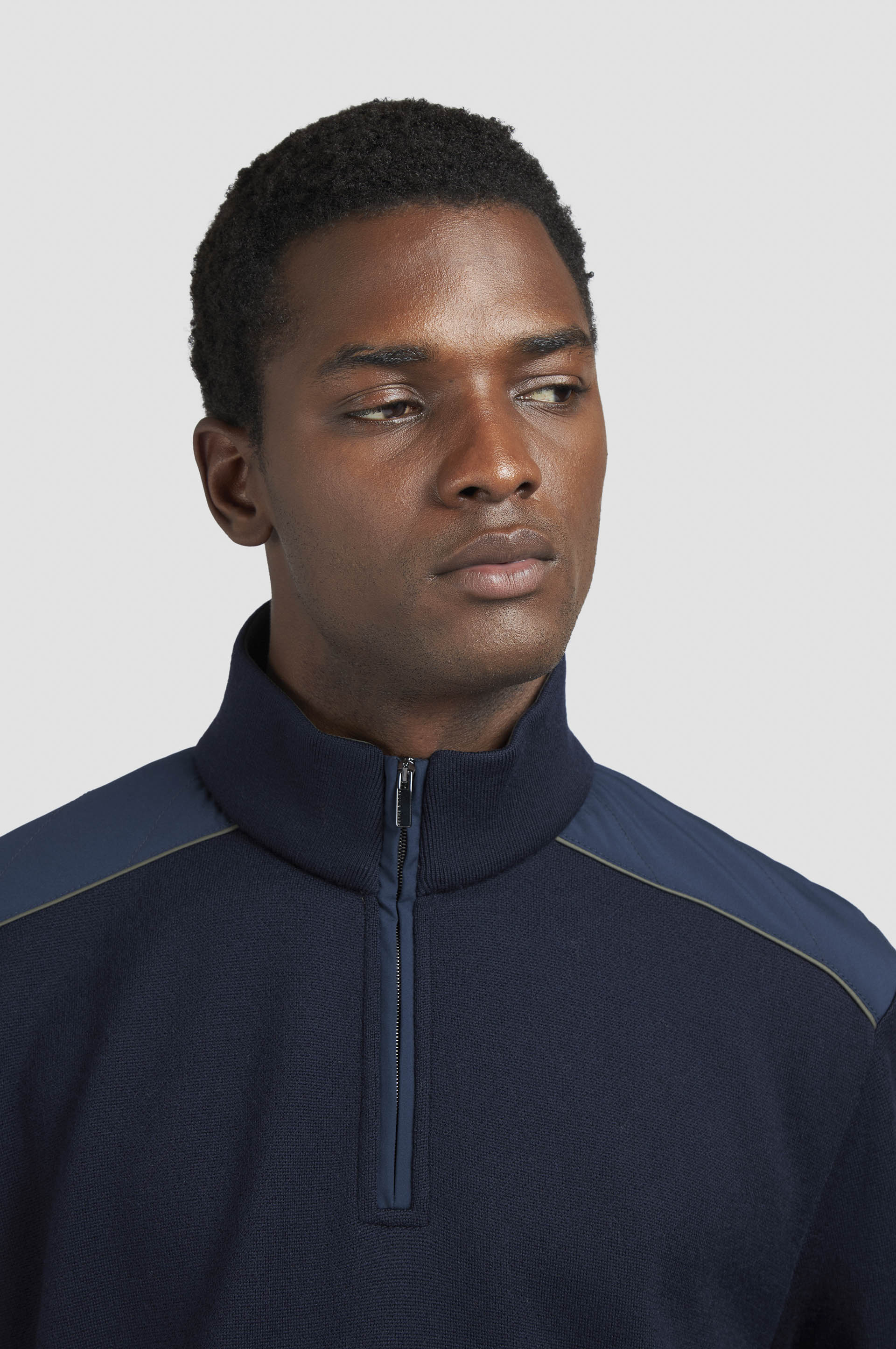 MAGHZI-Maglia half zip