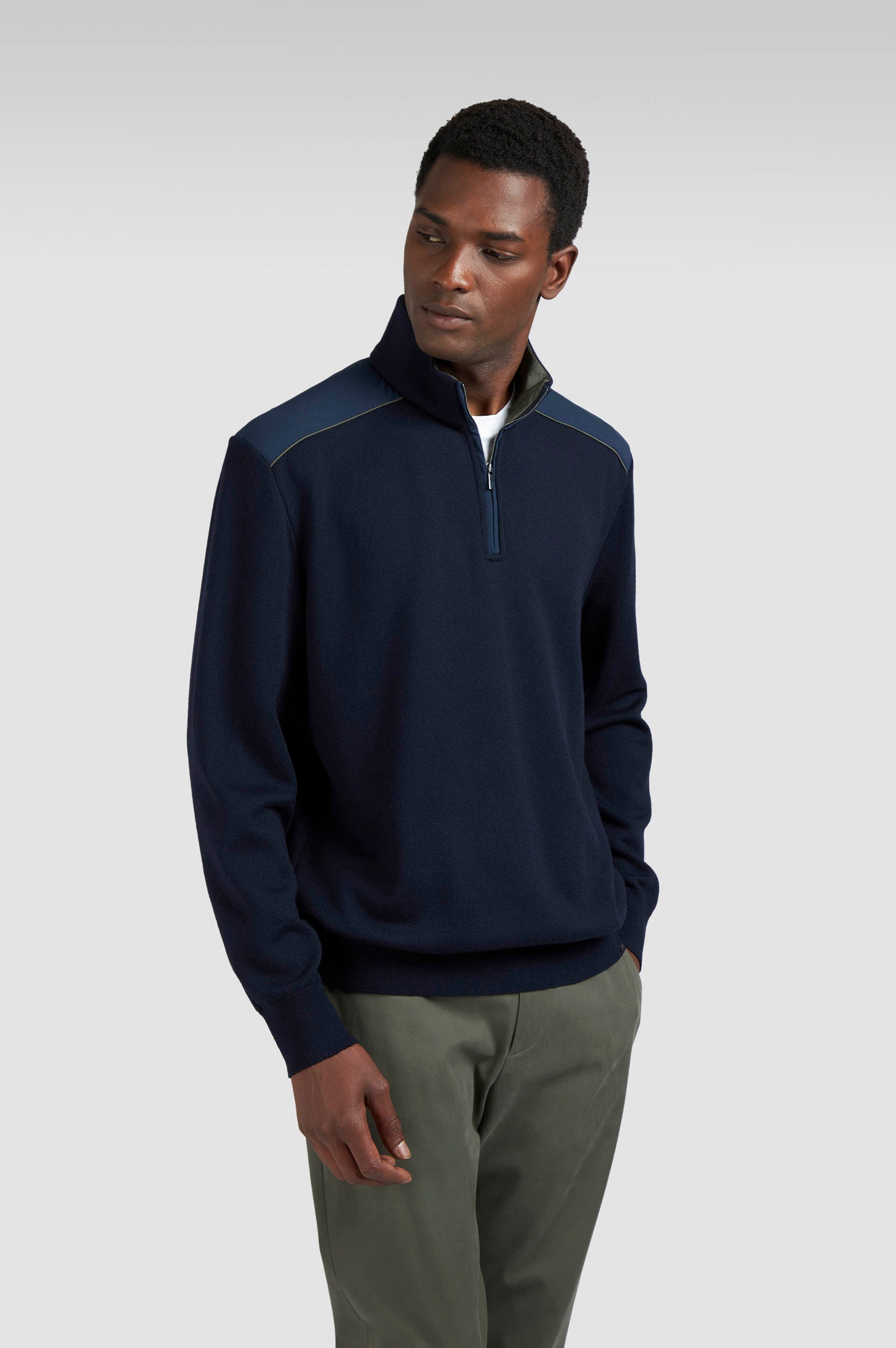 MAGHZI-Maglia half zip