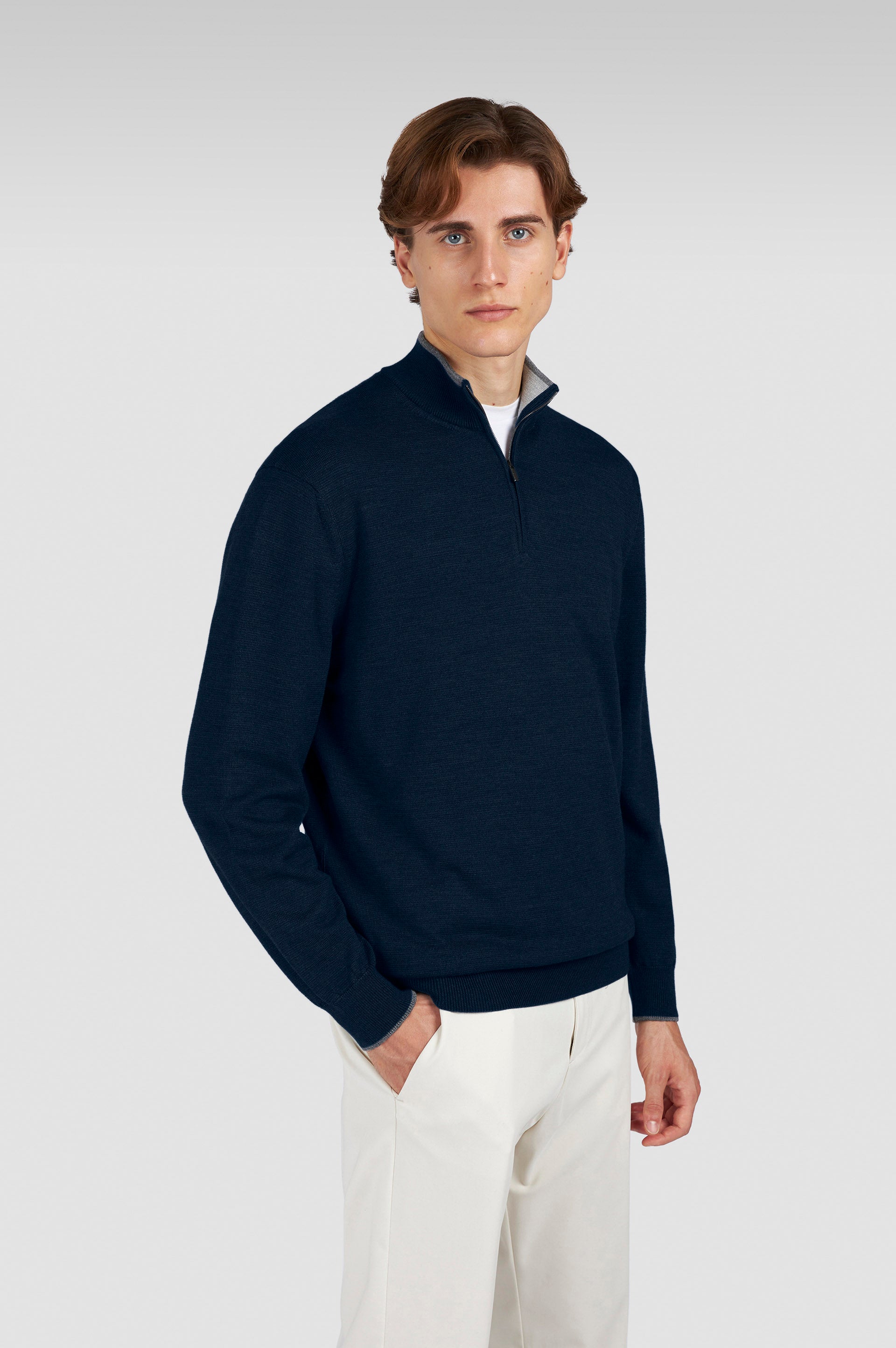 MAGHZI-Maglia half zip
