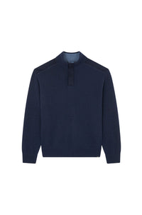 Pull à demi-zip en laine - Blu Dama
