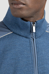 Full-length zip-up woollen waistcoat - Versilia