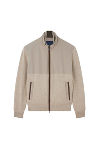 Wool and cashmere blend jacket - Sand