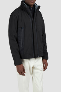 Reversible zip-up jacket - Black & grey
