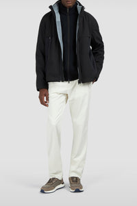 Reversible zip-up jacket - Black & grey
