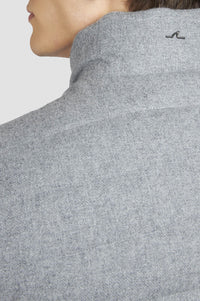 Sleeveless wool and cashmere cardigan - Grey