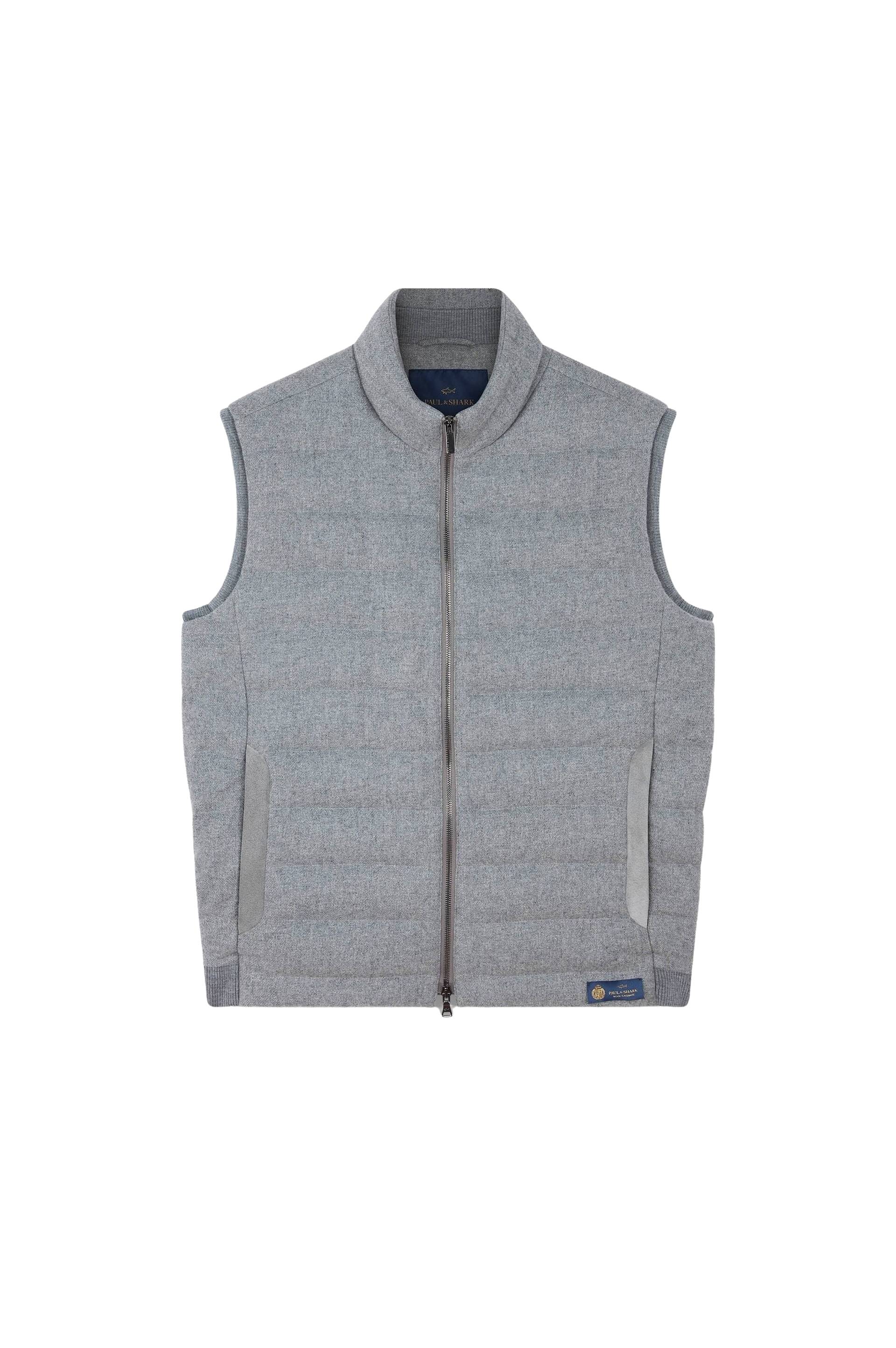 Gilet sans manches en laine - Grigio