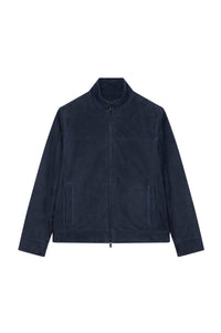 Veste réversible en cuir - Blu Dama & Avio