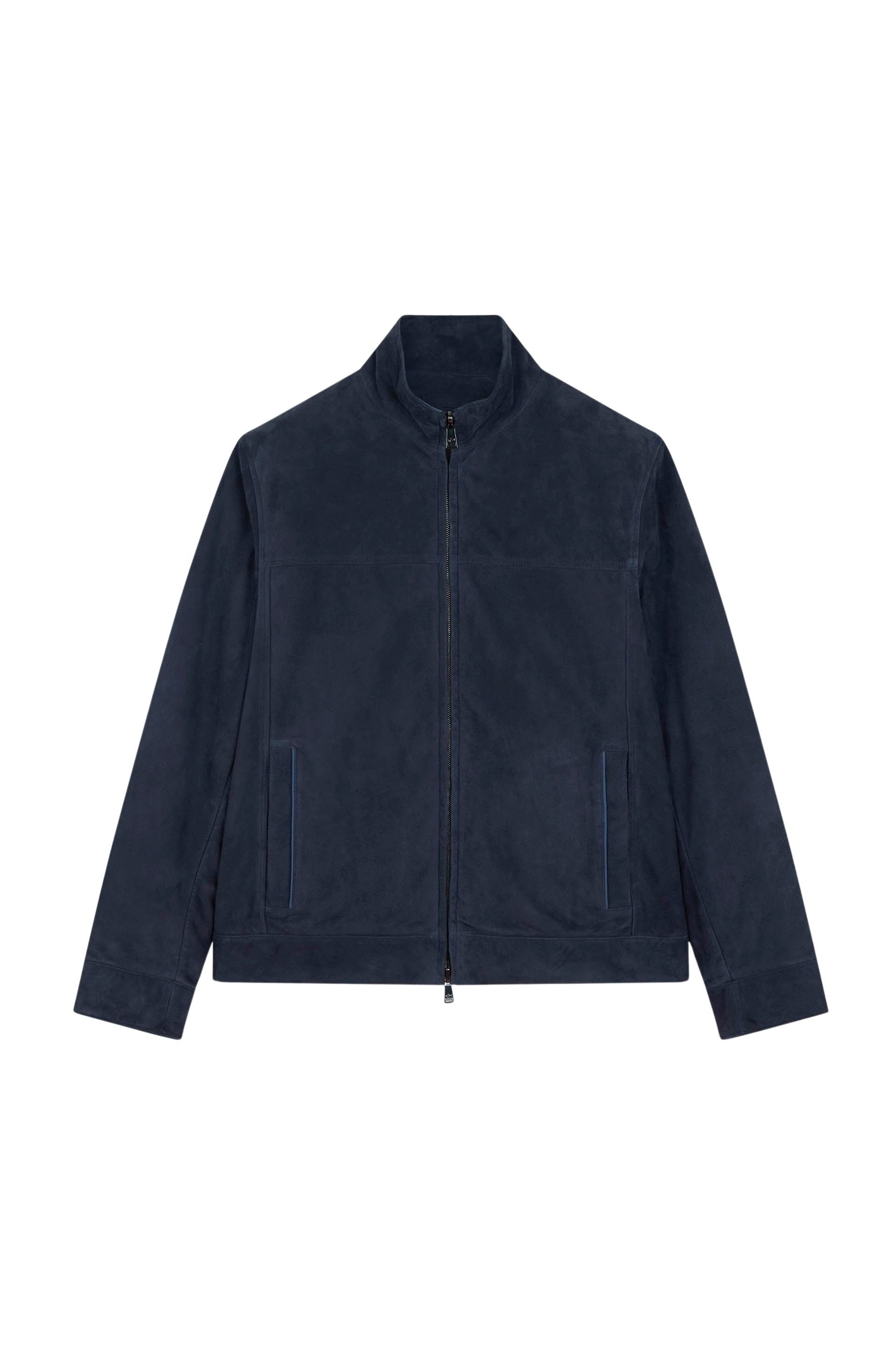Veste réversible en cuir - Blu Dama & Avio