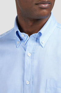 Chemise à boutons et poche - Bleu clair