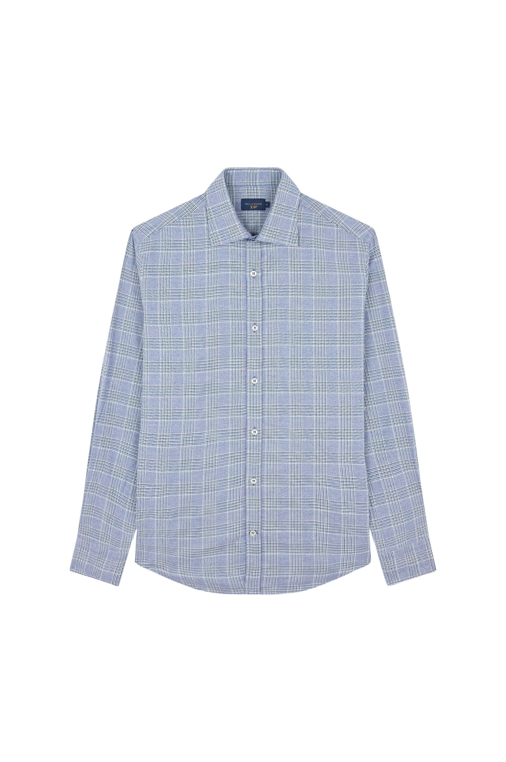 Chemise à carreaux - Tartan Blu Avio Azzurro
