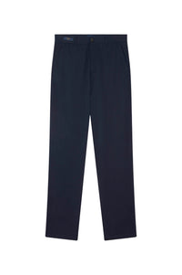 Straight-leg button-up trousers - Dark blue