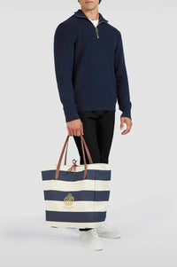 Slim-fit trousers without pleats - Dark blue