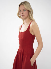 Peppery Red DRESS - Peppery Red