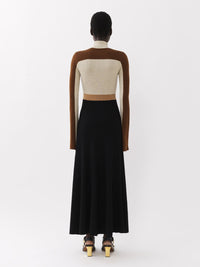 Multicolor Brown DRESS - Multicolor Brown