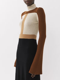 Multicolor Brown DRESS - Multicolor Brown