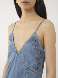 BASEPLUS_Foggy Blue DRESS - Foggy Blue