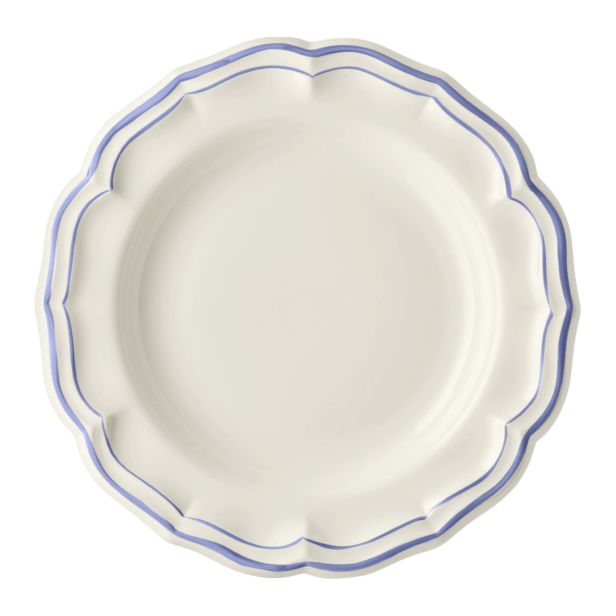 Plat creux n°6 Filet - Bleu