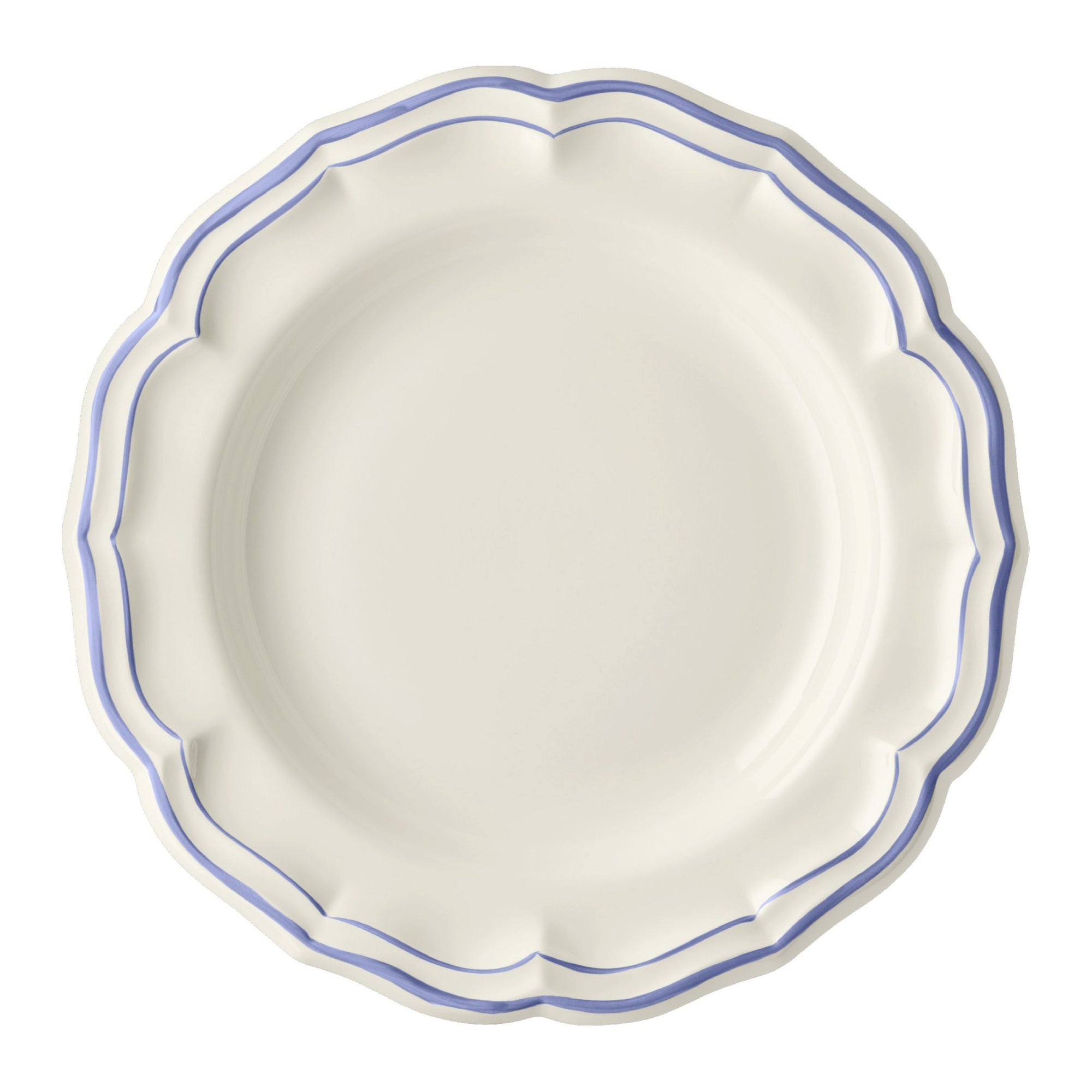 Plat creux n°6 Filet - Bleu
