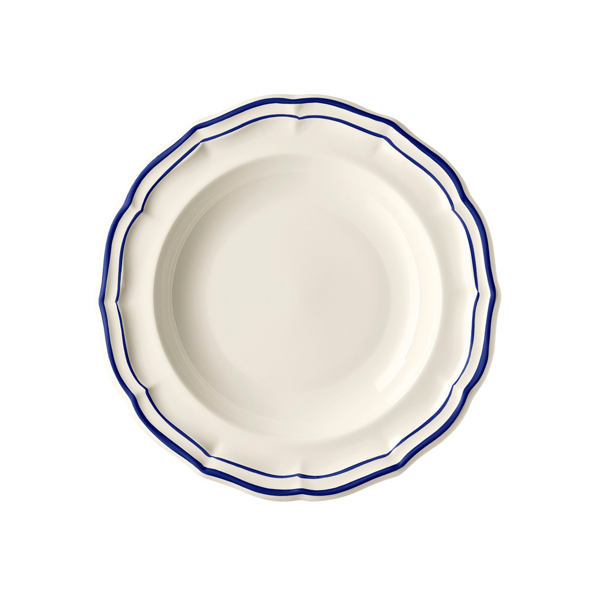 Set de 4 Assiettes creuses Filet - Cobalt