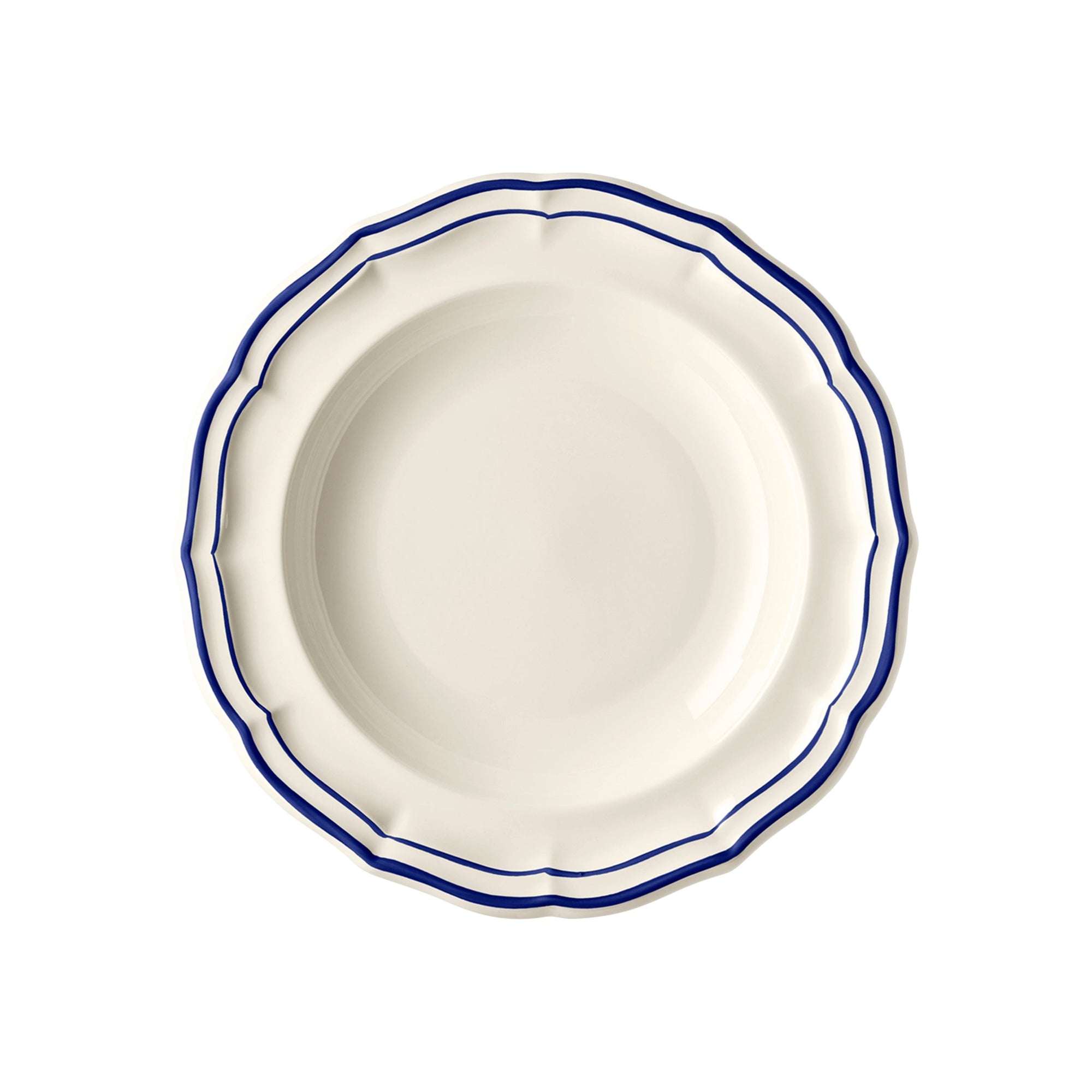 Set de 4 Assiettes creuses Filet - Cobalt