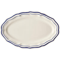 Oval platter n°2 Filet - Cobalt